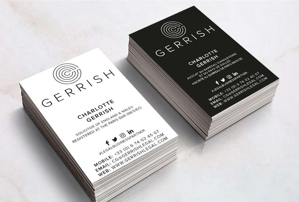 Logo design for Paris & London based legal partner