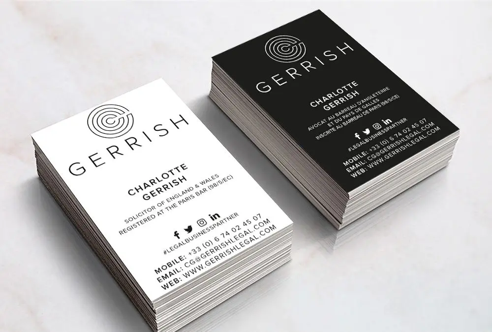 Quality business acrd design and print
