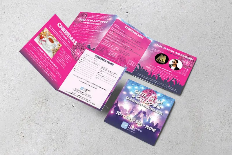 Christmas brochure print design