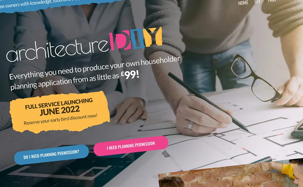 architecture DIY website design