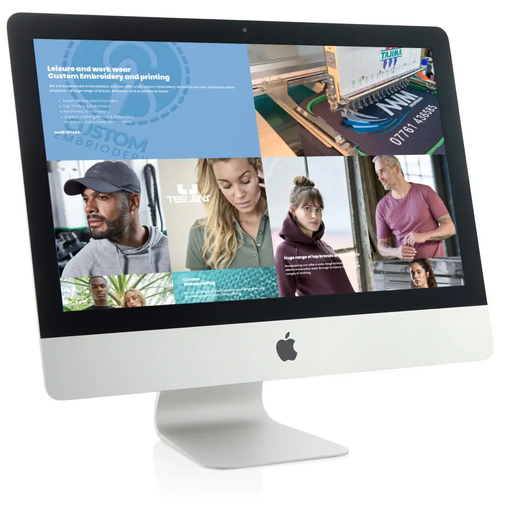 ravenspring clothing and emboridery ecommerce website