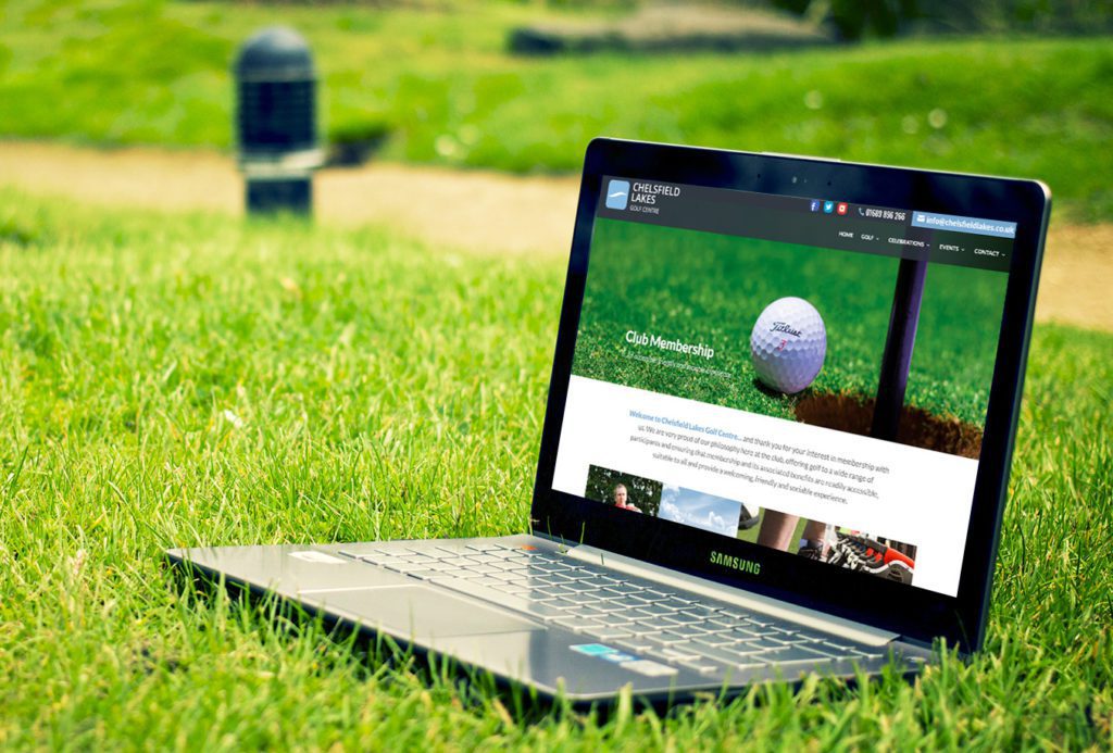 Chelsfield Lakes Golf Centre Website Design