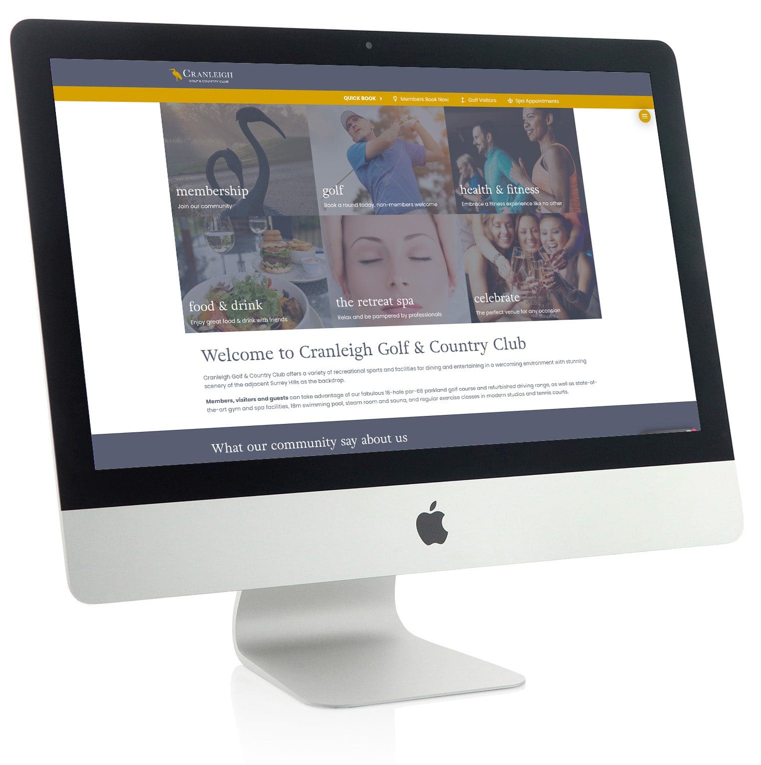 Cranleigh Golf & Country Club Web Design Insignia Creative — free download