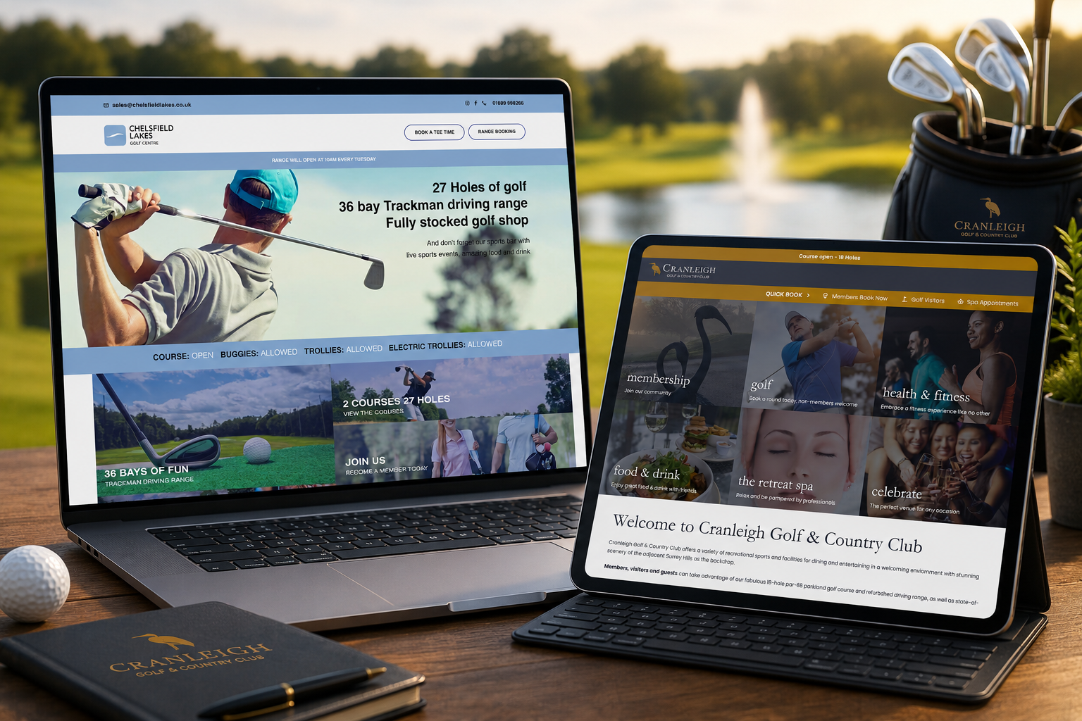Green Grass Golf web platforms